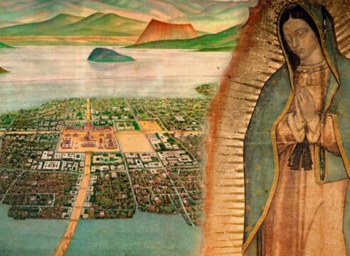 Cuando la Virgen de Guadalupe viajó en canoa a causa de una inundación