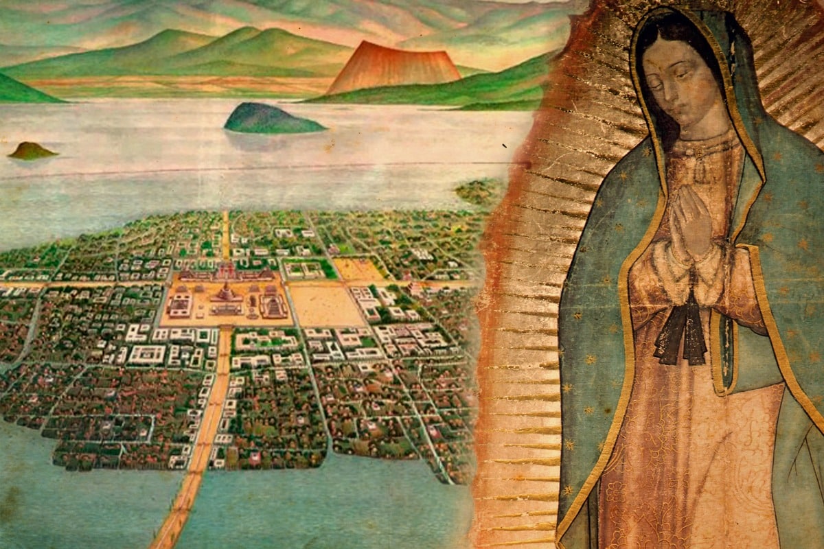 Cuando la Virgen de Guadalupe viajó en canoa a causa de una inundación