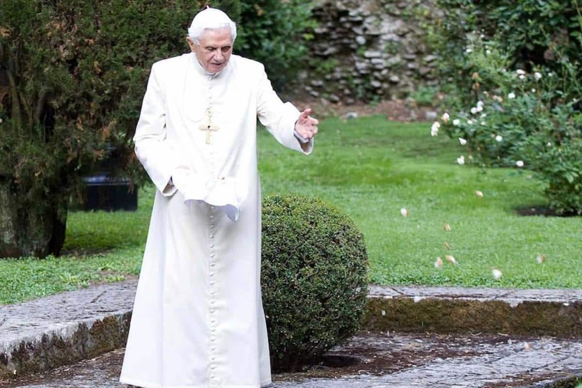 El Papa Benedicto XVI en los jardines vaticanos / Foto: Vatican Media