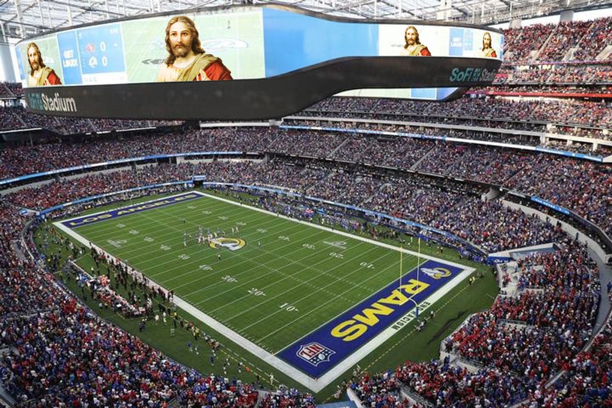 Jesús será la gran estrella del Super Bowl LVII