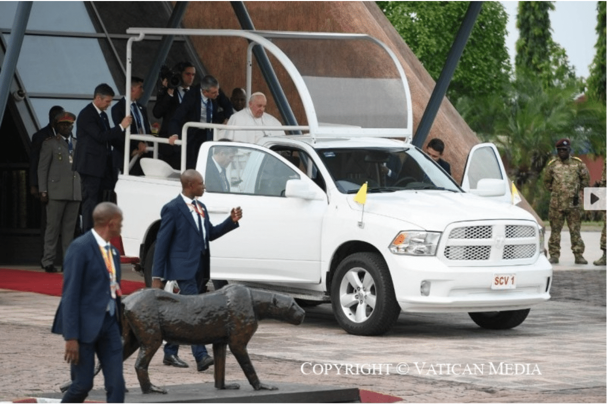 Viaje apostólico del Papa Francisco al Congo 2023. Foto Vatican Media