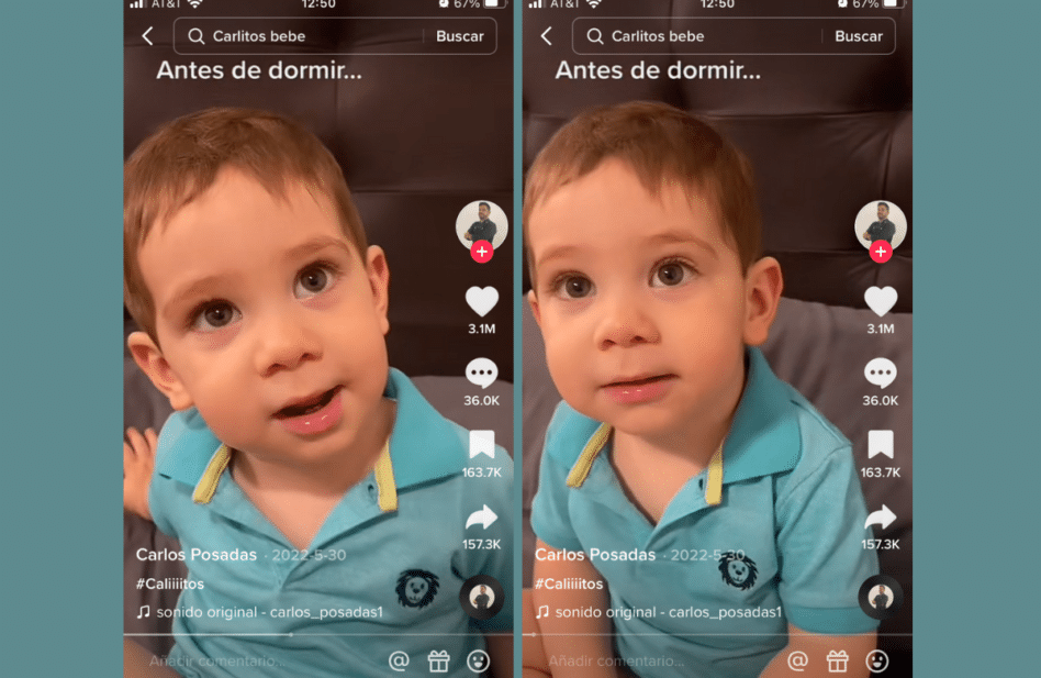 Carlitos: el niño más tierno rezando el Padre Nuestro