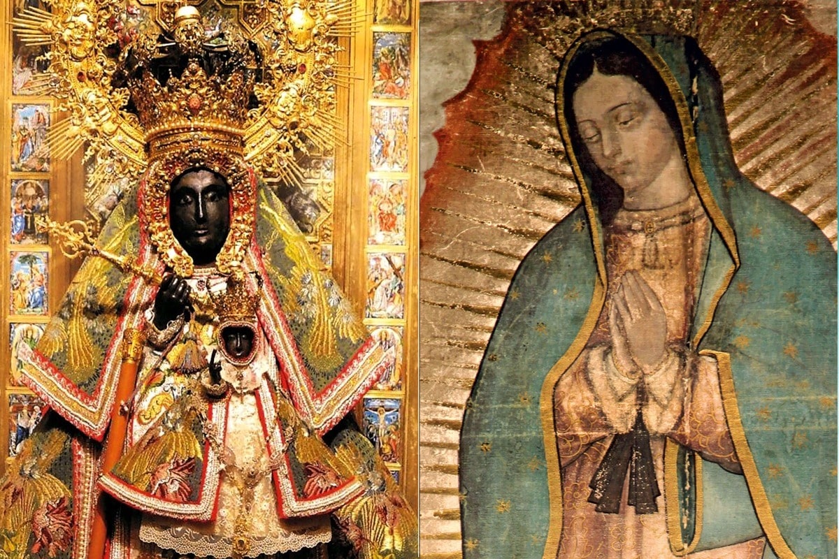 Virgen de Guadalupe de España y Virgen de Guadalupe de México