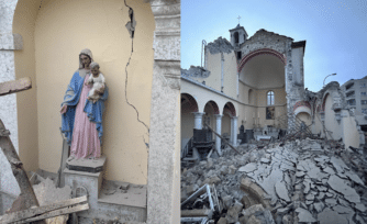 Imagen de la Virgen María queda intacta tras derrumbe de la Catedral de Turquía