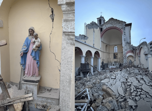 Imagen de la Virgen María queda intacta tras derrumbe de la Catedral de Turquía