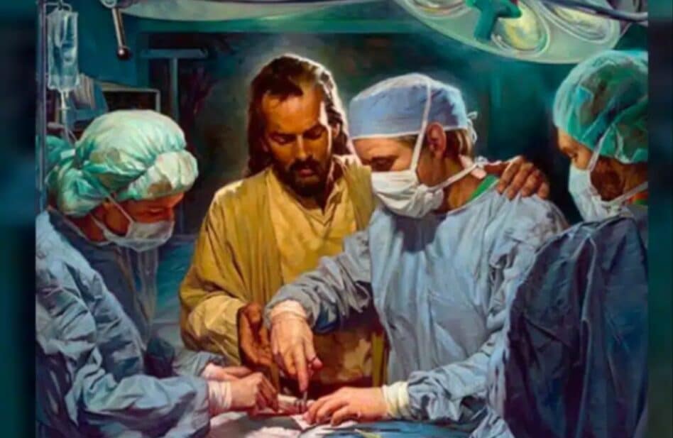La verdadera historia detrás de la imagen que se encuentra en muchos hospitales