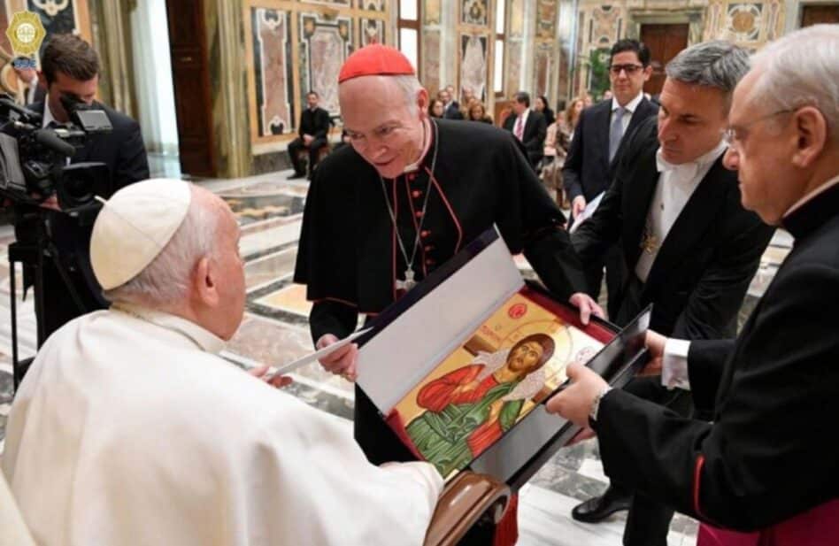 La historia del ícono que el Cardenal Carlos Aguiar le regaló al Papa Francisco