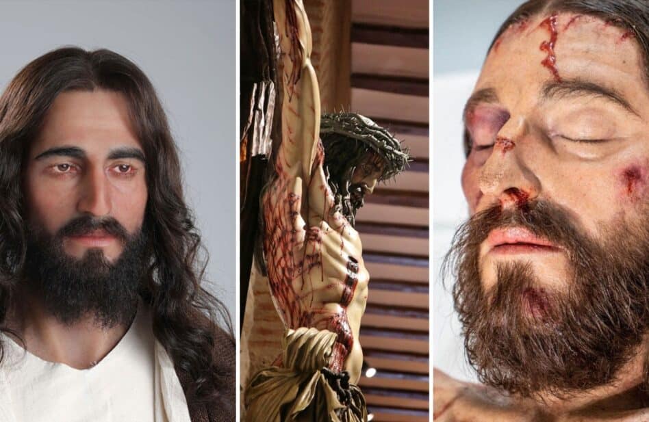 3 imágenes hiperrealistas de Jesús basadas en la Sábana Santa