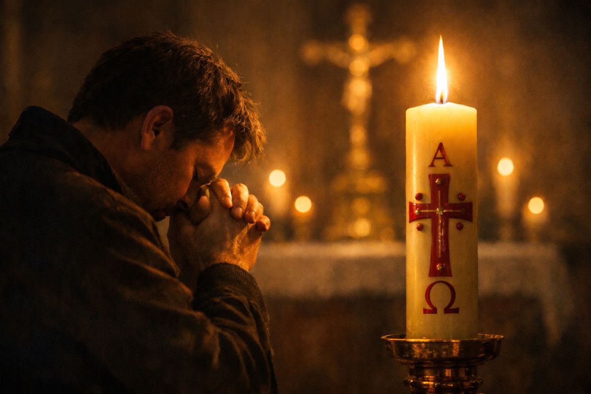 ¿Por qué algunas personas encienden su cirio pascual para resolver causas difíciles?