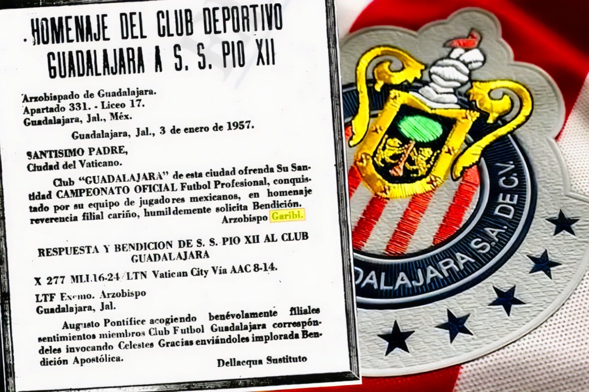 Chivas, único equipo mexicano que tiene la bendición de un Papa