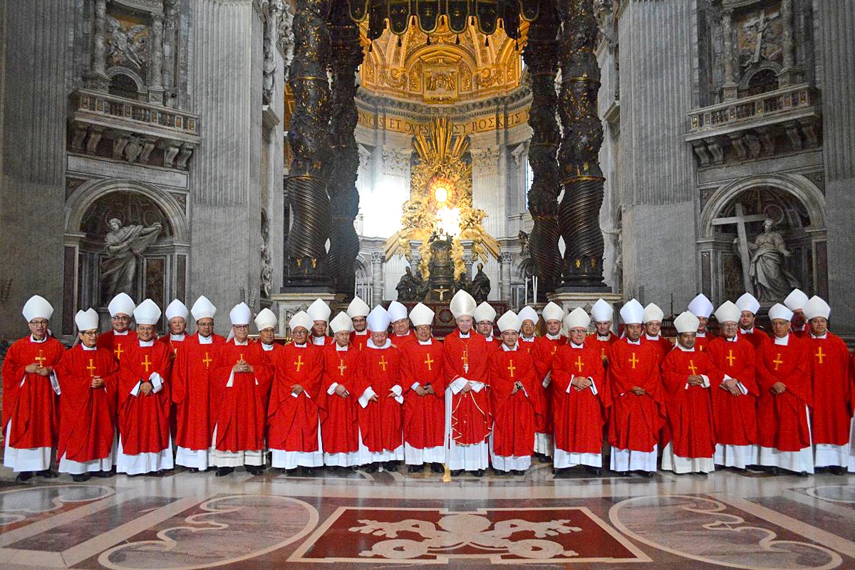 El cardenal Carlos Aguiar y sus Obispos Auxiliares comienzan la visita Ad limina