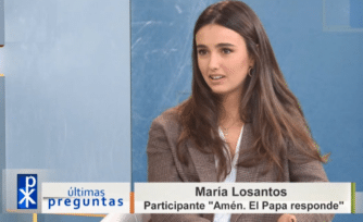 María, la joven del documental 'Amén' habla de su encuentro con el Papa