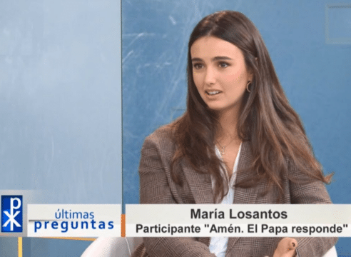 María, la joven del documental 'Amén' habla de su encuentro con el Papa