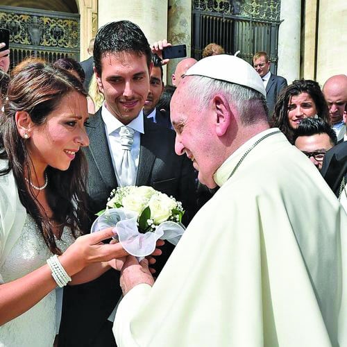 El Papa Francisco ha destacado la importancia del Sacramento del Matrimonio.