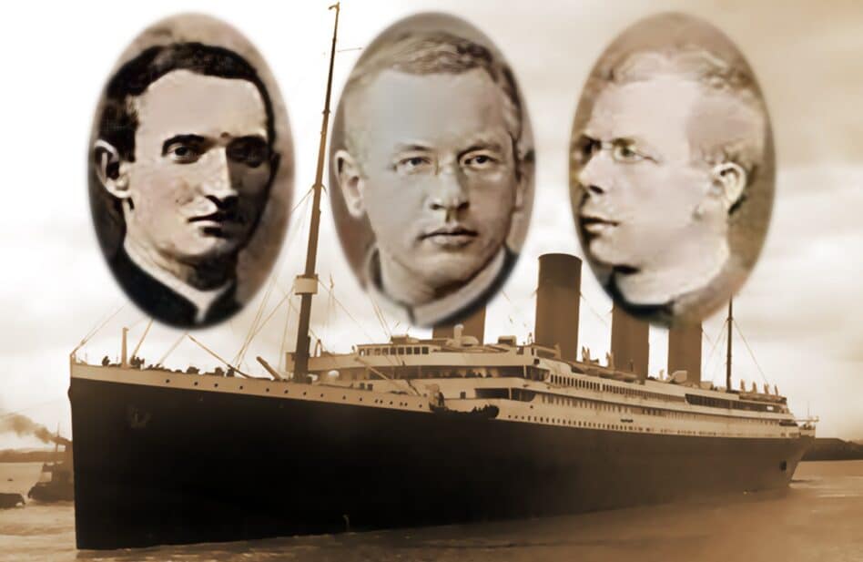 Ellos son los 3 sacerdotes que murieron heroicamente en la tragedia del Titanic