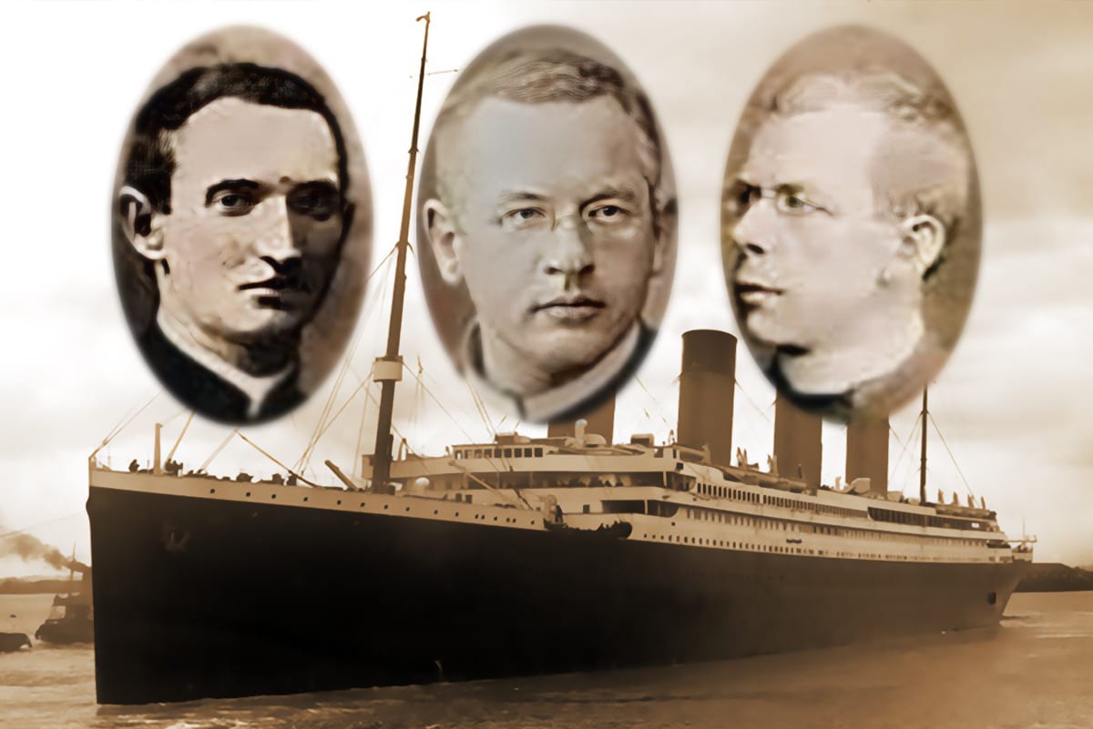 Ellos son los 3 sacerdotes que murieron heroicamente en la tragedia del Titanic