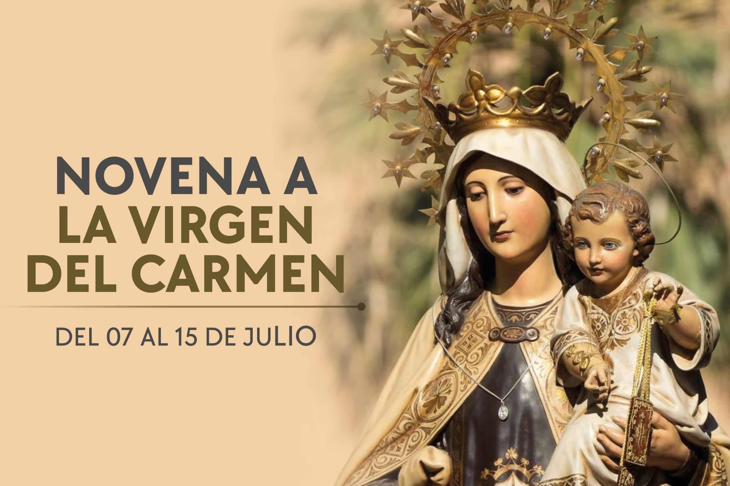 Novena a la Virgen del Carmen para pedir su ayuda
