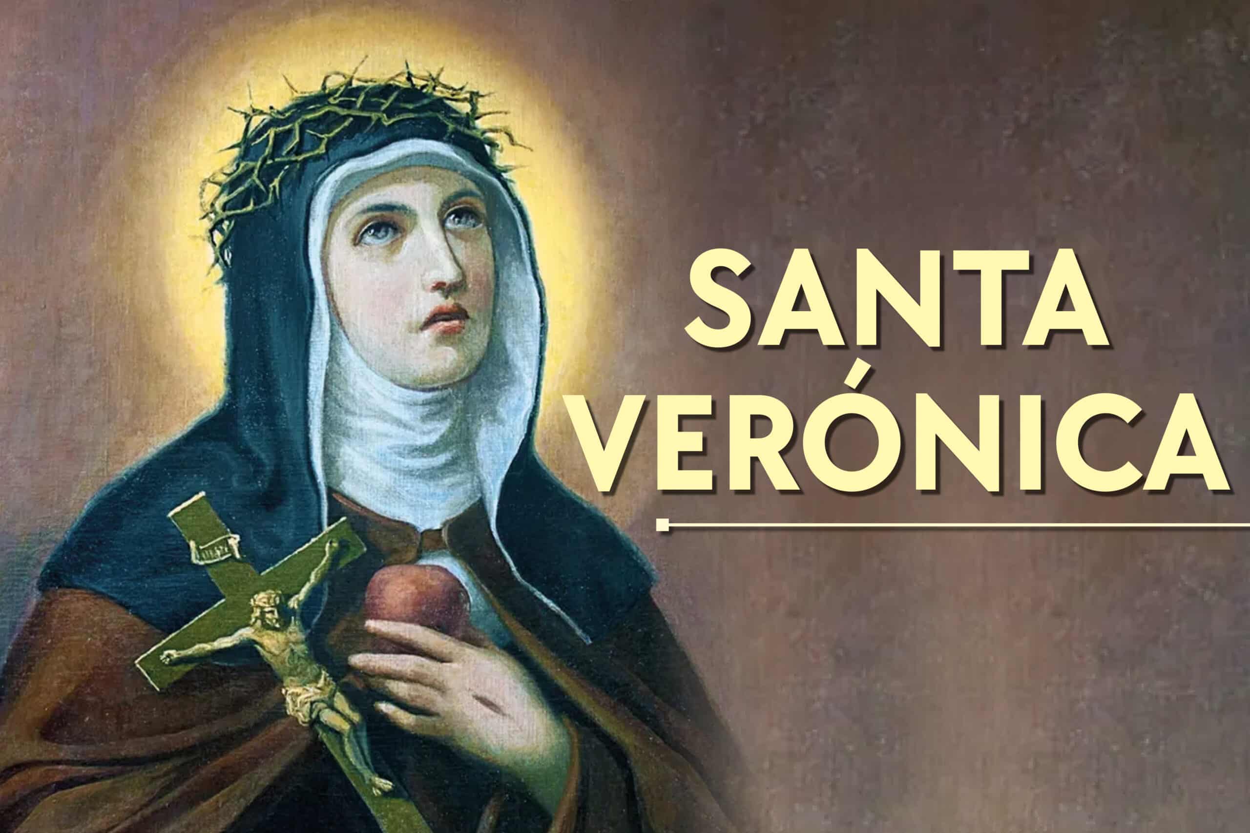 12 de julio: Se celebra a Santa Verónica, la mujer que limpió el rostro de Jesús