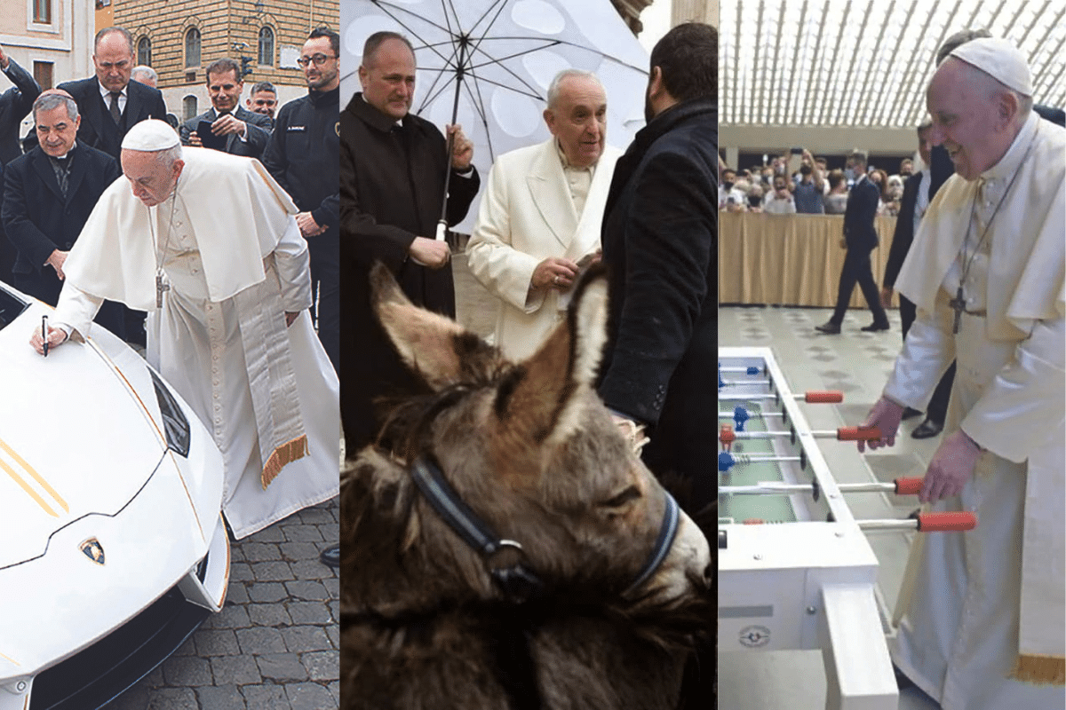 Fotos: Estos son los obsequios más raros que ha recibido el Papa Francisco