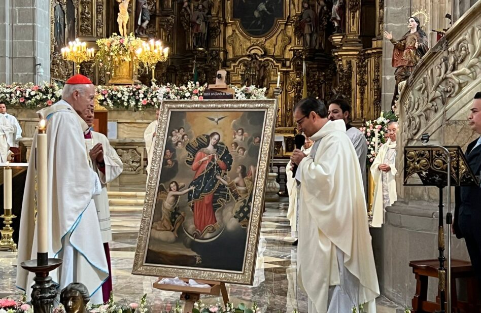 La Virgen Desatanudos tiene un nuevo hogar en la Catedral de México