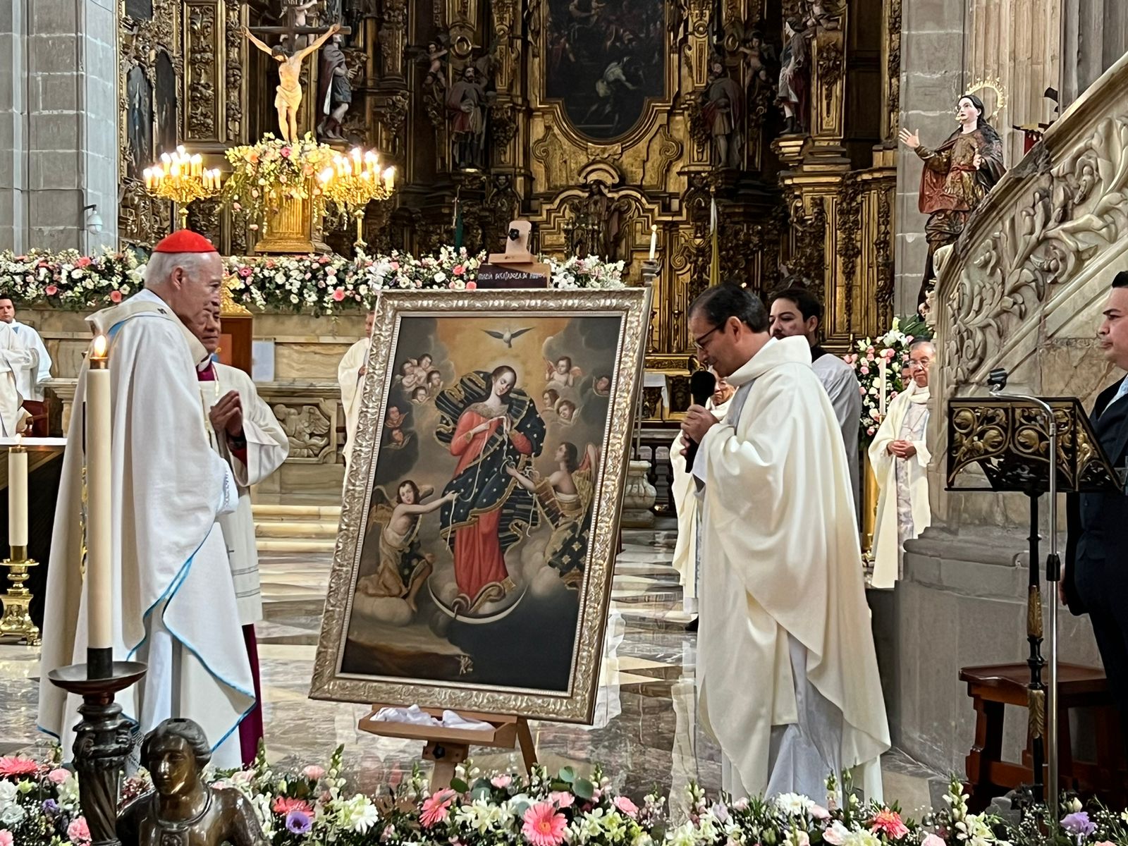 La Virgen Desatanudos tiene un nuevo hogar en la Catedral de México