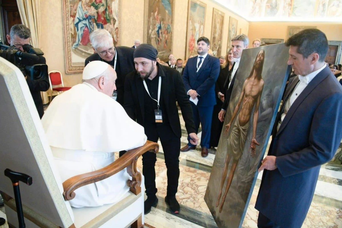 La historia detrás de la pintura que sorprendió al Papa Francisco