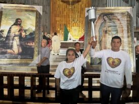 Antorcha Guadalupana recorrerá 5 mil km en busca de los hijos migrantes de la Virgen