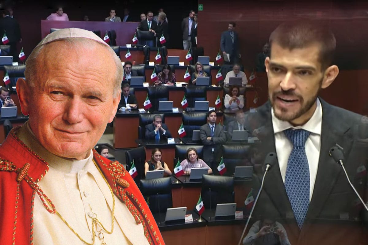 Legislador con cáncer termina discurso con palabras de Juan Pablo II y el Senado lo ovaciona