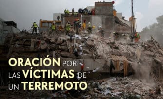 Oración por las víctimas de un terremoto