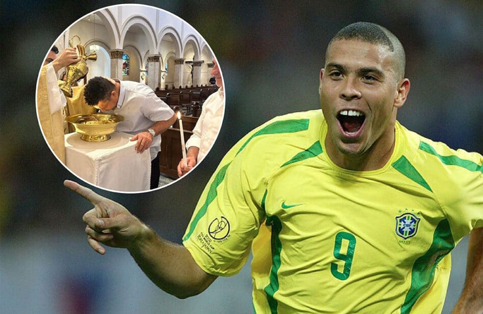 Fotos: Ronaldo presume en redes sociales su Bautismo a los 46 años
