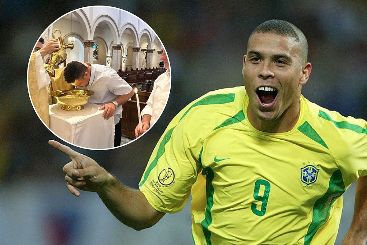 Fotos: Ronaldo presume en redes sociales su Bautismo a los 46 años