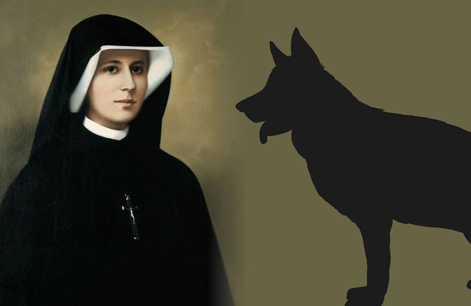 Cuando a santa Faustina se le apareció el demonio en forma de perro