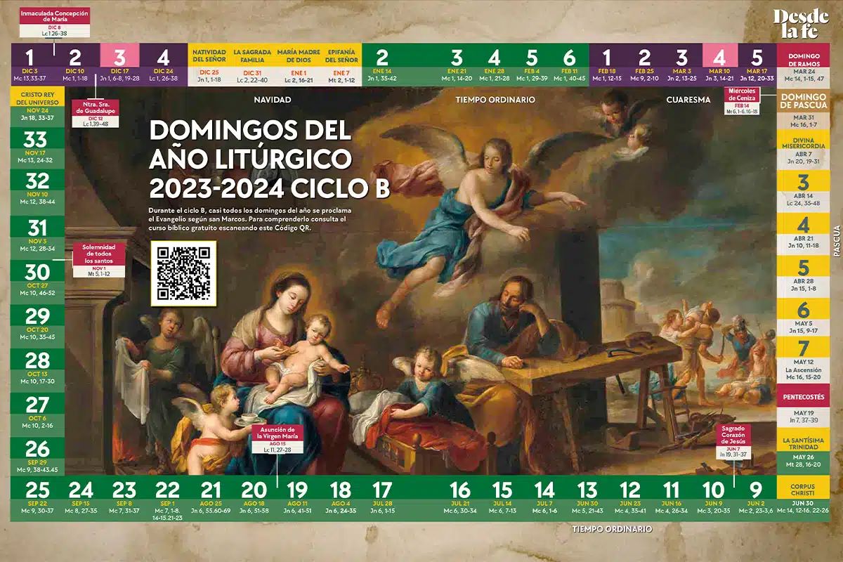 Calendario Litúrgico 2024 / Desde la fe