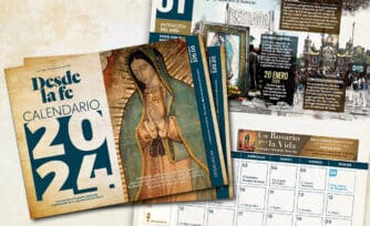 Calendario 2024 con santoral para imprimir gratis