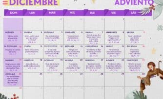 Calendario de Adviento 2023 para imprimir gratis con frases de la Biblia