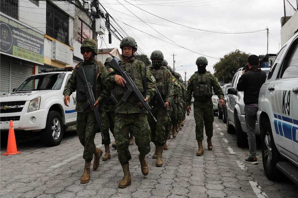 Conflicto armado en Ecuador; la Iglesia pide no caer en pánico