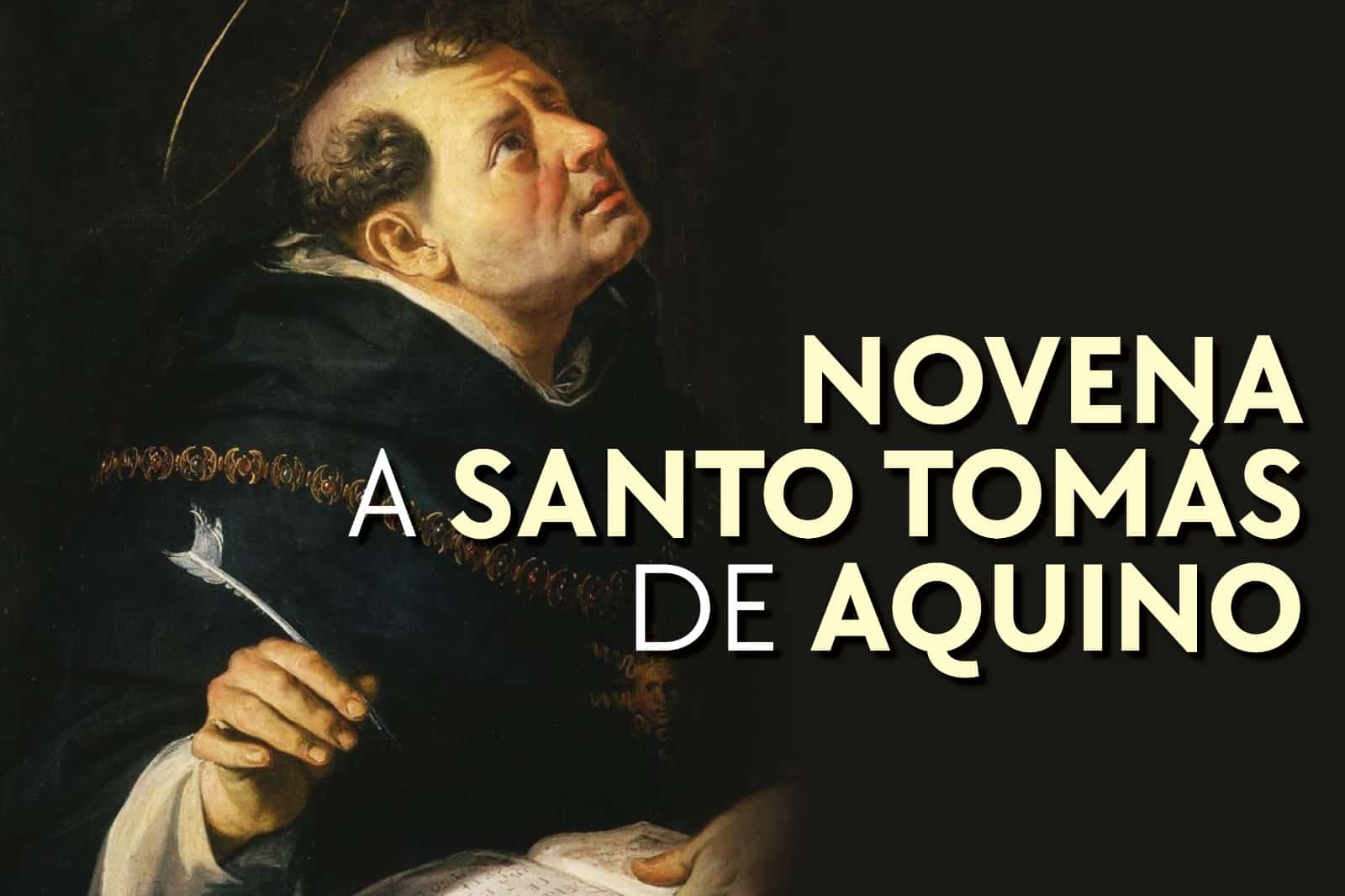 Novena a santo Tomás de Aquino, patrono de la educación católica