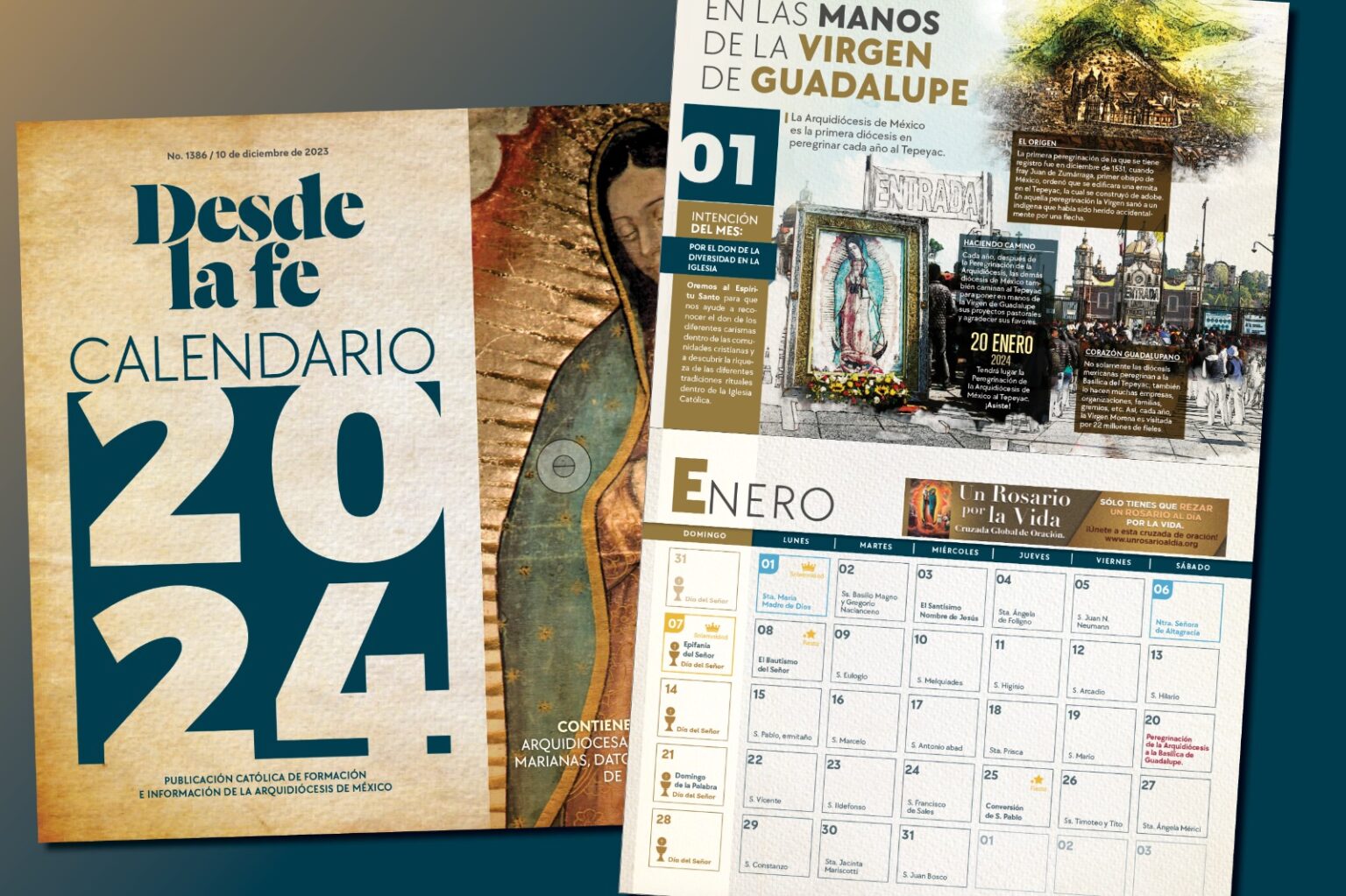 ️ Calendario de Enero 2024 con festivos para descargar e imprimir