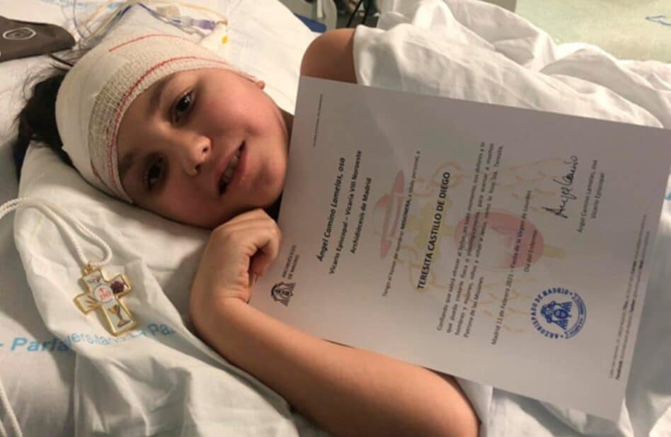 Teresita, la niña que enseñó al mundo cómo enfrentar el cáncer de la mano de Dios