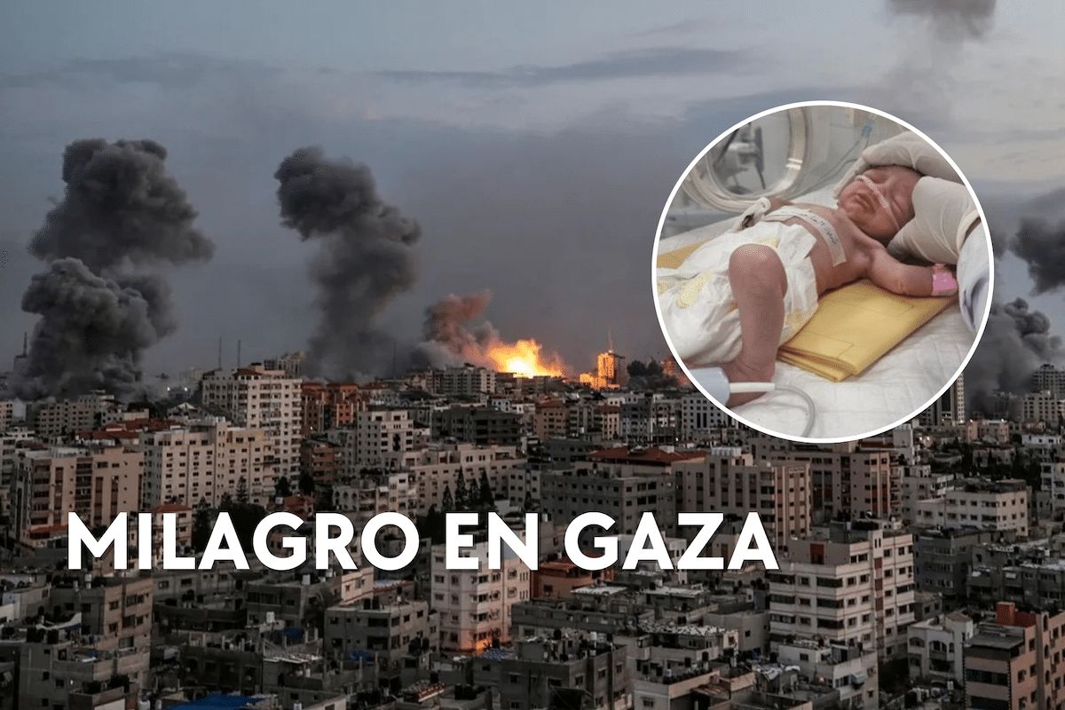 Rescatan con vida a un bebé del vientre de su madre, tras un ataque en la Franja de Gaza