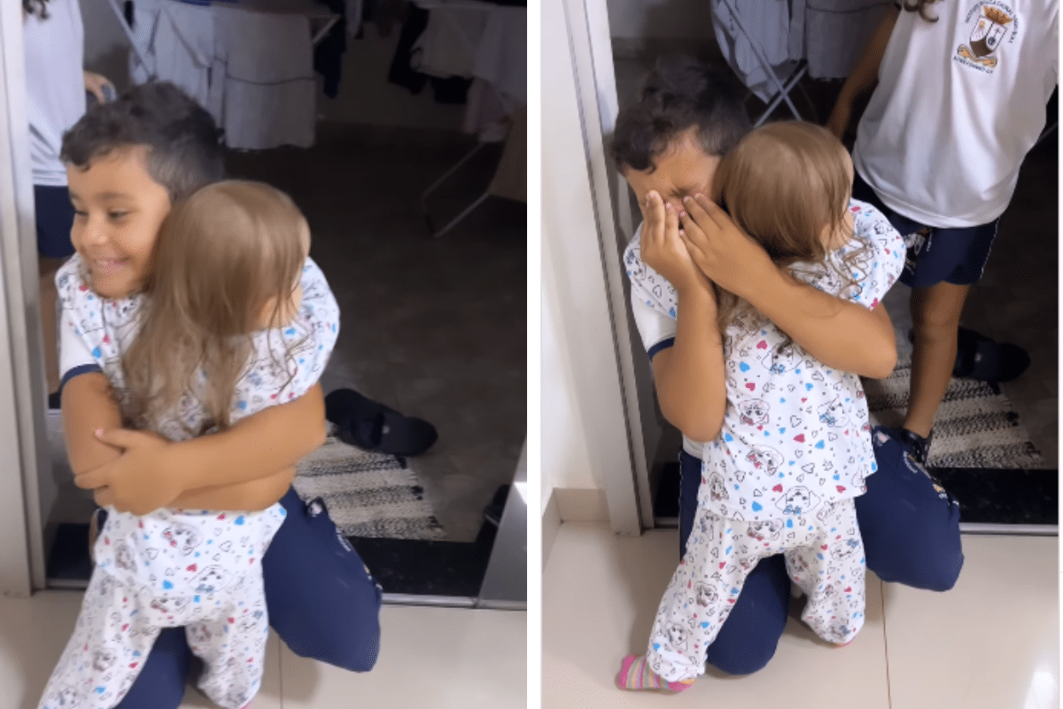 VIDEO: el emotivo momento en que una niña con cáncer se reencuentra con sus hermanos tras tratamiento