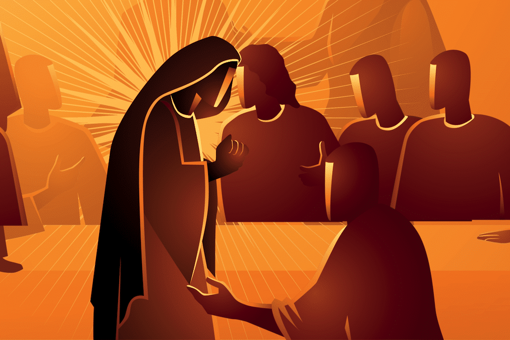 Tercer misterio glorioso: la venida del Espíritu Santo sobre los Apóstoles / Ilustración: Desde la fe
