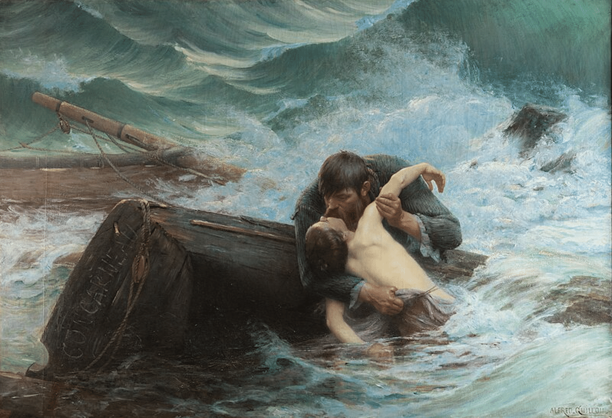 ¿Cómo interpretar el cuadro "Adieu!" de Alfred Guillou?