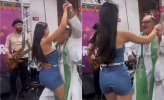 La verdad detrás del video viral del "sacerdote" que "saca los prohibidos" bailando lambada