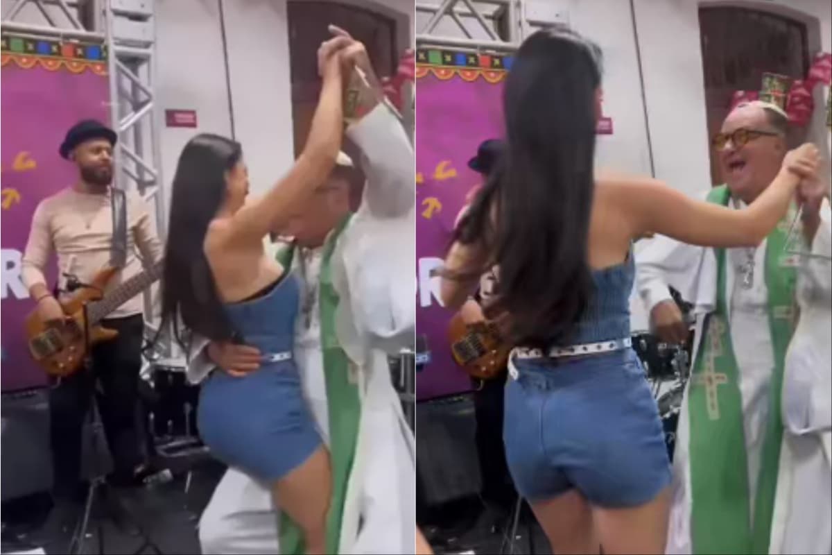 La verdad detrás del video viral del "sacerdote" que "saca los prohibidos" bailando lambada