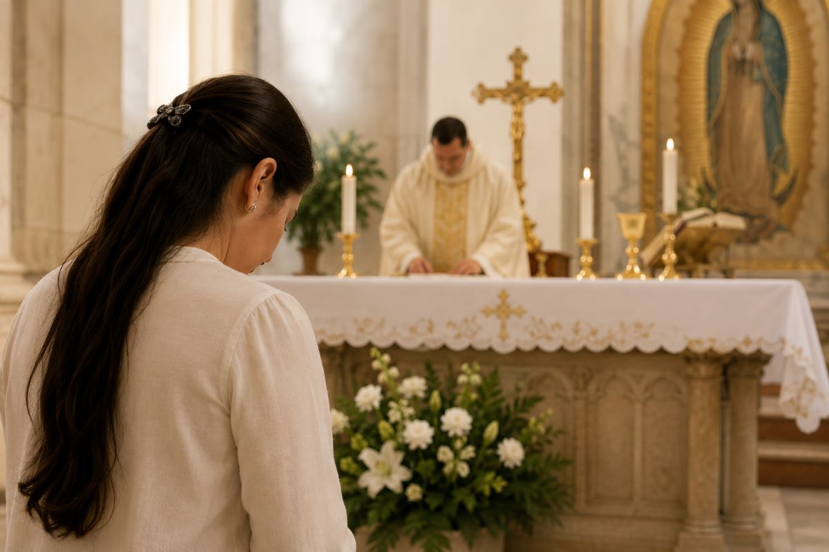 ¿Cuándo inclinar la cabeza durante la Misa? El significado de este gesto litúrgico