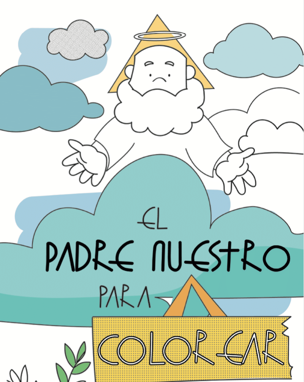 Padrenuestro o Padre nuestro para colorear. Descárgalo e imprímelo.