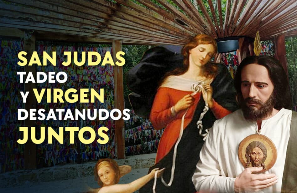 San Judas Tadeo y la Virgen Desatanudos juntos: ¿cómo enviar tus peticiones?