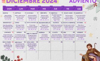 Calendario de Adviento 2024 con frases de la Biblia y acciones diarias ¡Descárgalo gratis!