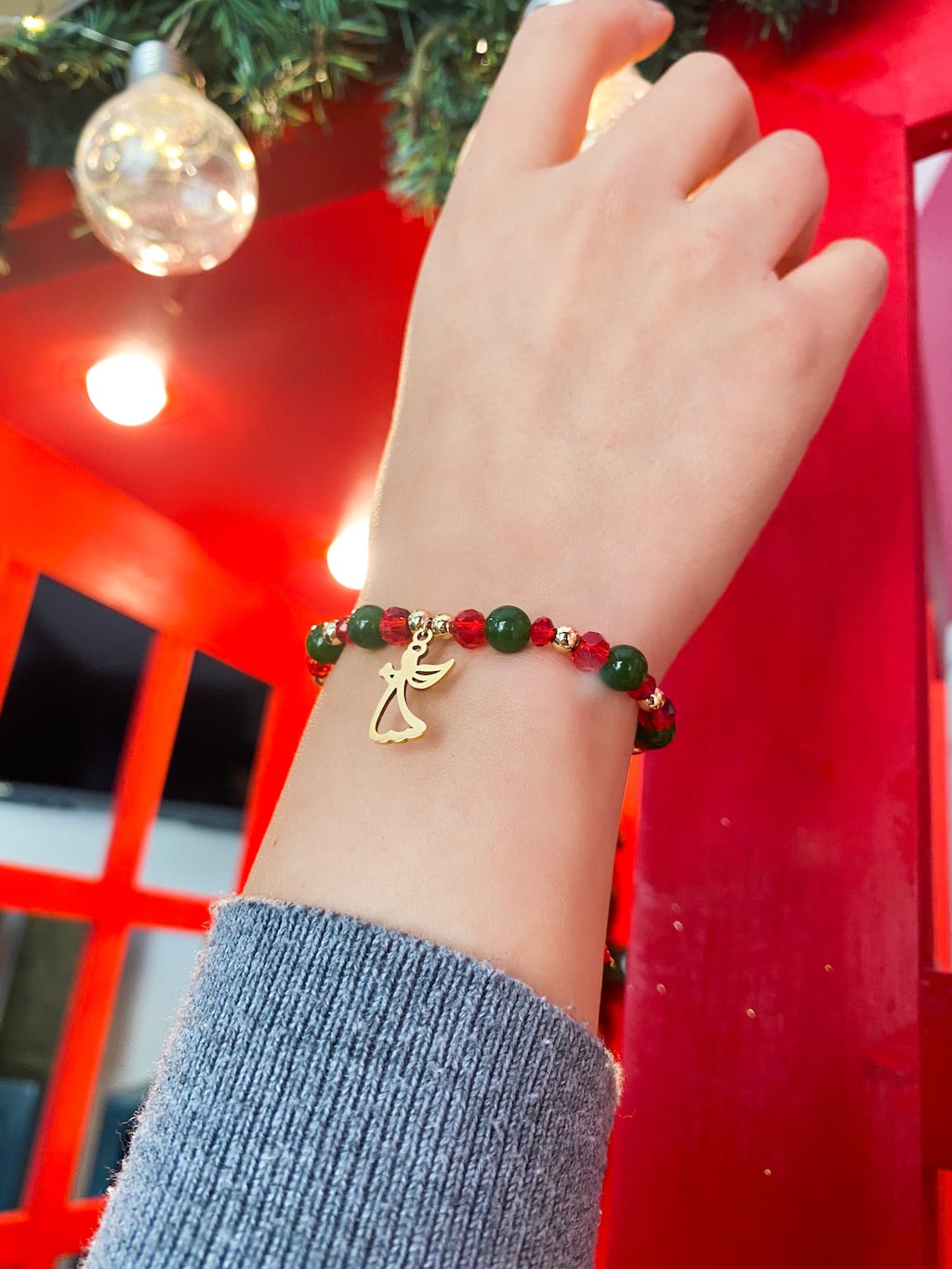 Pulsera de Navidad para intercambio / Imagen: Especial